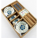 陶瓷竹筷6件套（紅 藍 紫 新人 4色）